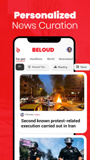 Beloud: News & Free Speech screenshot