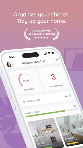 BeTidy: Home Cleaning Schedule screenshot