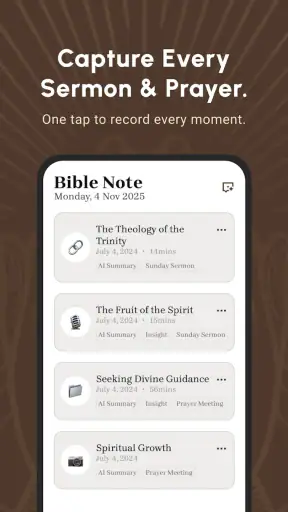 Bible Note Taker & Recorder screenshot