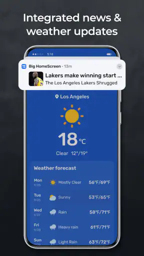 Big HomeScreen - Easy & Smooth screenshot