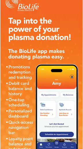 BioLife Plasma Services screenshot