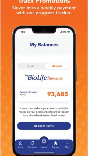BioLife Plasma Services screenshot