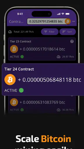 Bitcoin mining - Crypto Miner screenshot