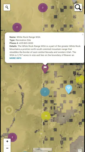 BLM Public Lands Map Guide USA screenshot