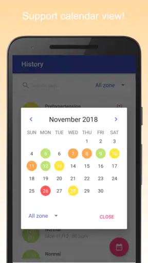 Blood Pressure Diary screenshot