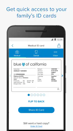 Blue Shield of California screenshot