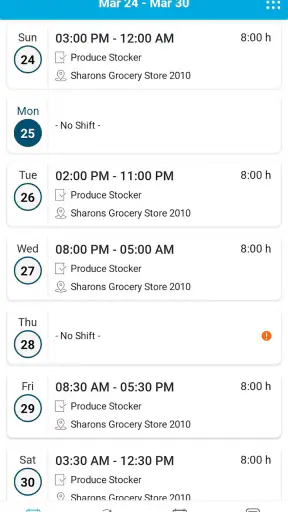 Blue Yonder Workforce screenshot