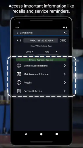 BlueDriver OBD2 Scan Tool screenshot