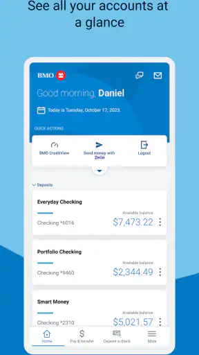 BMO Digital Banking screenshot
