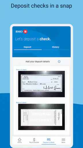 BMO Digital Banking screenshot