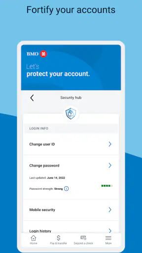 BMO Digital Banking screenshot
