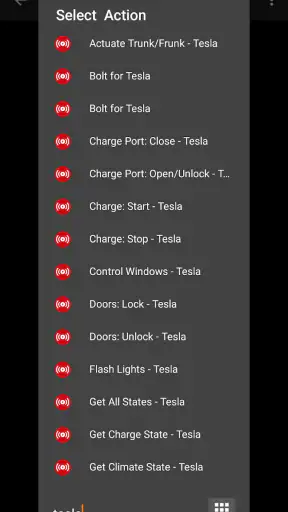 Bolt for Tesla - Tasker Plugin screenshot