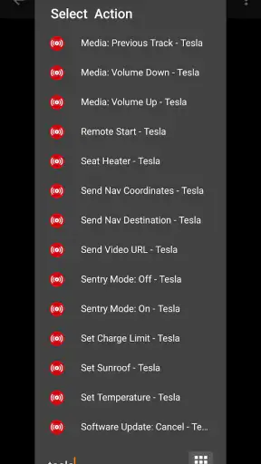 Bolt for Tesla - Tasker Plugin screenshot
