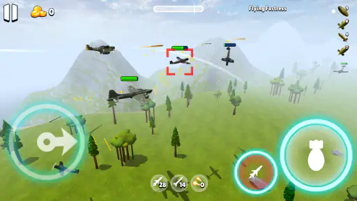 Bomber Ace: WW2 war plane game screenshot