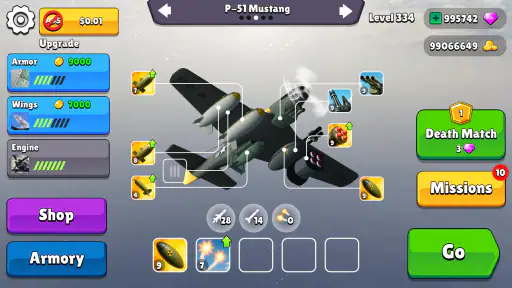Bomber Ace: WW2 war plane game screenshot