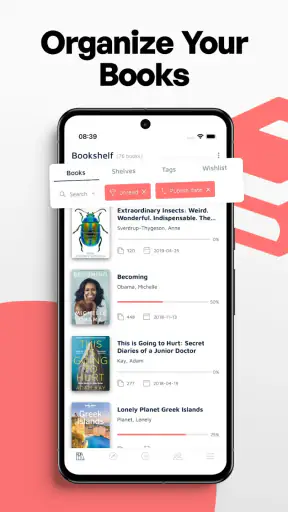 Bookshelf-Your virtual library screenshot
