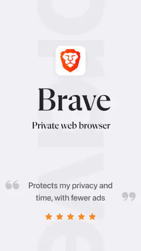 Brave Private Web Browser, VPN screenshot