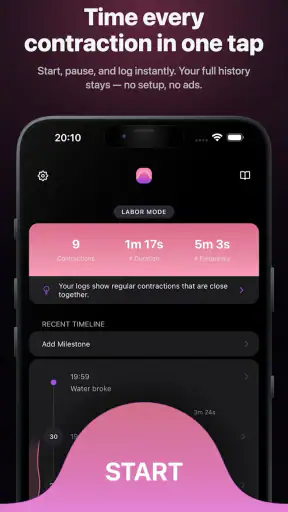 Bump Pulse: Contraction Timer screenshot