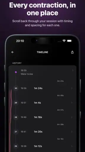 Bump Pulse: Contraction Timer screenshot