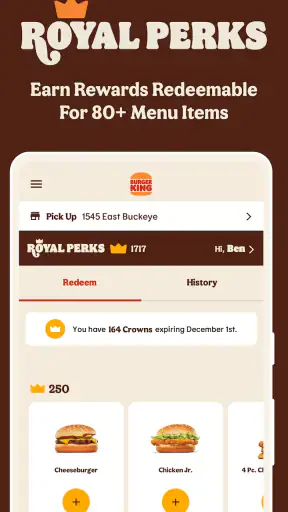 BURGER KING® App screenshot