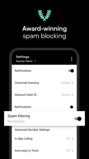 Burner: Second Phone Number screenshot