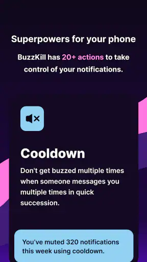 BuzzKill Notification Manager screenshot