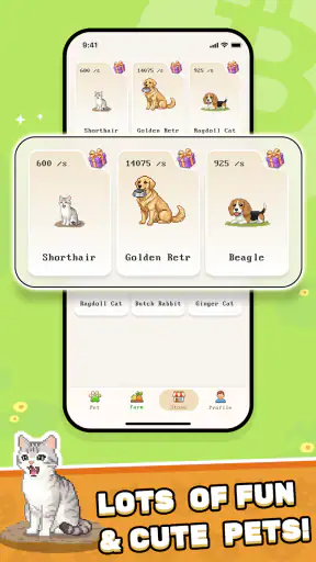 ByPet: Play&Grow Bitcoin Pets screenshot