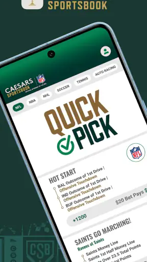 Caesars Sportsbook screenshot