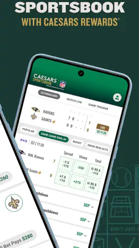 Caesars Sportsbook screenshot