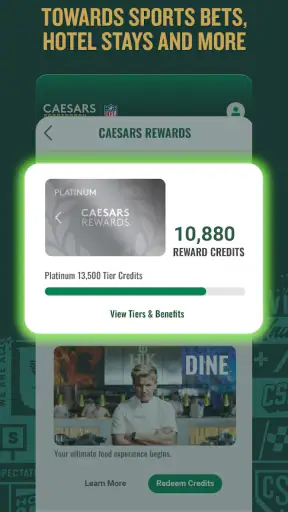 Caesars Sportsbook screenshot
