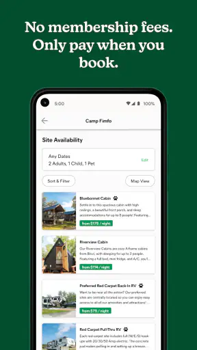Campspot: RV & Tent Camping screenshot
