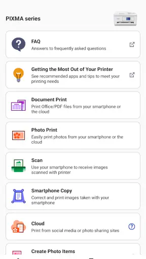 Canon PRINT screenshot