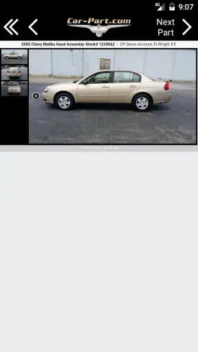 Car-Part.com Used Auto Parts screenshot