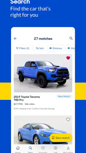 CarMax: Used Cars for Sale screenshot