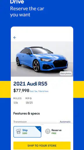 CarMax: Used Cars for Sale screenshot