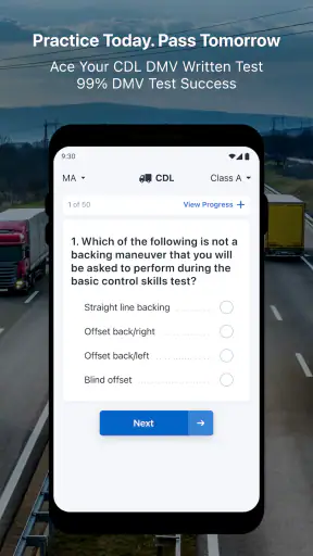 CDL Practice Written Test screenshot