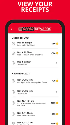 CEFCO Rewards screenshot