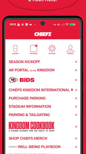 Chiefs Mobile screenshot