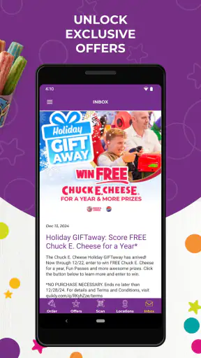 Chuck E. Cheese screenshot