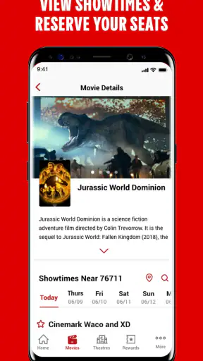 Cinemark Theatres screenshot