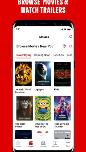 Cinemark Theatres screenshot