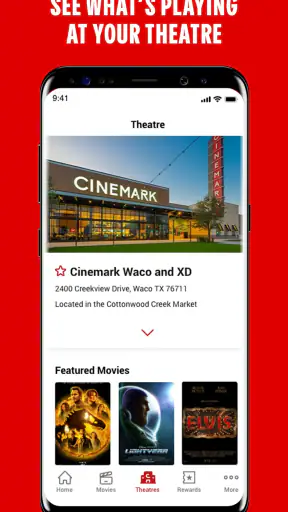 Cinemark Theatres screenshot