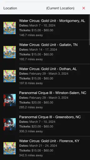 Cirque Italia screenshot