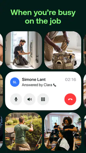 Clara - AI Receptionist screenshot