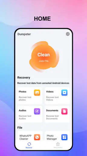 Cleaner Junk & Photo Recovery screenshot