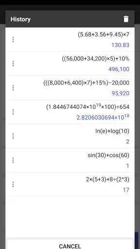 ClevCalc - Calculator screenshot