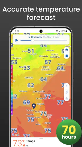 Clime: NOAA Weather Radar Live screenshot