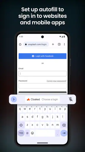 Cloaked: Protect your privacy screenshot
