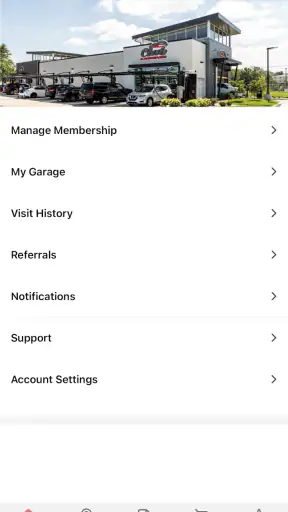 Club Car Wash Mobile App screenshot
