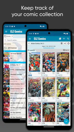 CLZ Comics comic book database screenshot